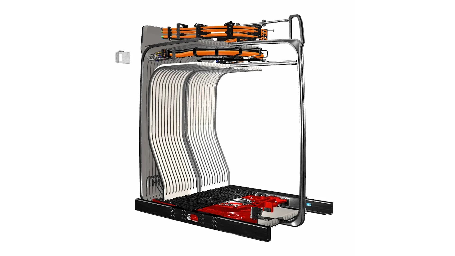 Tren ve otobüsler için körük/aktarma sistemleri — Hubner Group